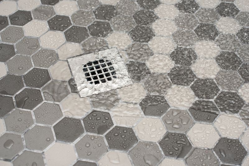 Modern Linear Drain Installation