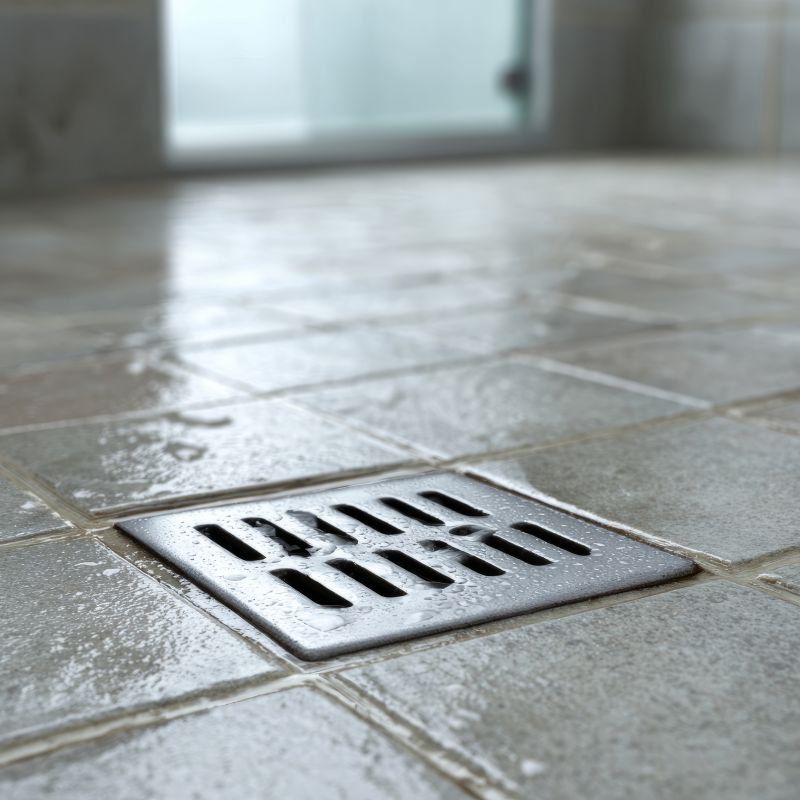 Pre-Tiling Drain Installation
